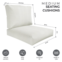 Universal Medium Deep Seating Outdoor Furniture Cushions