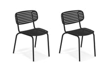 EMU Mom Stackable Steel Dining Side Chair Set