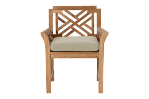 Monterey Outdoor Armed Dining Chair Replacement Cushion