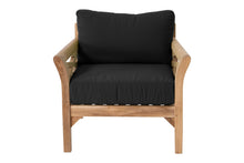 5 pc Monterey Teak Loveseat Deep Seating Set with Coffee Table. Sunbrella Cushion.