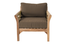 Monterey Teak Outdoor Club Chair. Sunbrella Cushion