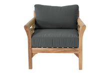 6 pc Monterey Teak Deep Seating Set with Coffee Table. Sunbrella Cushion.