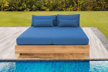 Monterey Teak Outdoor Daybed. Sunbrella Cushion.