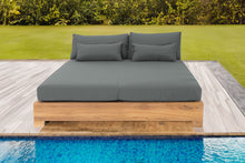 Monterey Teak Outdoor Daybed. Sunbrella Cushion.