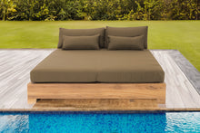 Monterey Teak Outdoor Daybed. Sunbrella Cushion.