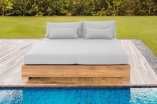 Monterey Teak Outdoor Daybed. Sunbrella Cushion.