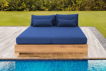 Monterey Teak Outdoor Daybed. Sunbrella Cushion.