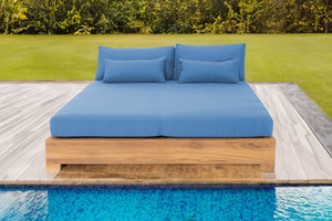 Monterey Teak Outdoor Daybed. Sunbrella Cushion.