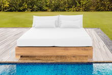 Monterey Teak Outdoor Daybed. Sunbrella Cushion.