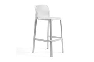 Set of 2 Nardi NET Fiberglass Resin Stacking Barstool