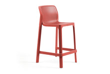 Set of 2 Nardi NET Fiberglass Resin Stacking Mini Barstool