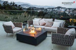 Elementi Plus OFG411SL Roraima Concrete Outdoor Fire Table