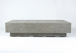 Elementi Plus OFG415LG Riviera Concrete Outdoor Fire Table