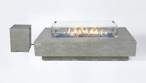 Elementi Plus OFG415LG Riviera Concrete Outdoor Fire Table