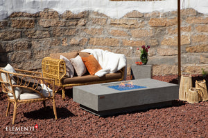 Elementi Plus OFG416LG Monte Carlo Concrete Outdoor Fire Table