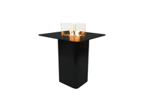 Elementi Plus OFP221BB Koln Marble Porcelain Bar Table