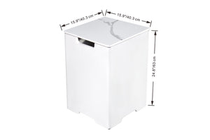 Elementi ONB402 Porcelain Top Square Tank Cover