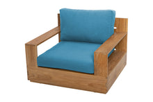 4 pc Pacific Teak Deep Seating Set with 72" Coffee Table. Sunbrella Cushion.