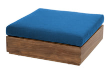 Pacific Teak Outdoor Ottoman. Sunbrella Cushion