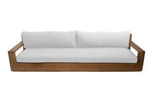 Pacific Teak Outdoor Sofa. Sunbrella Cushion