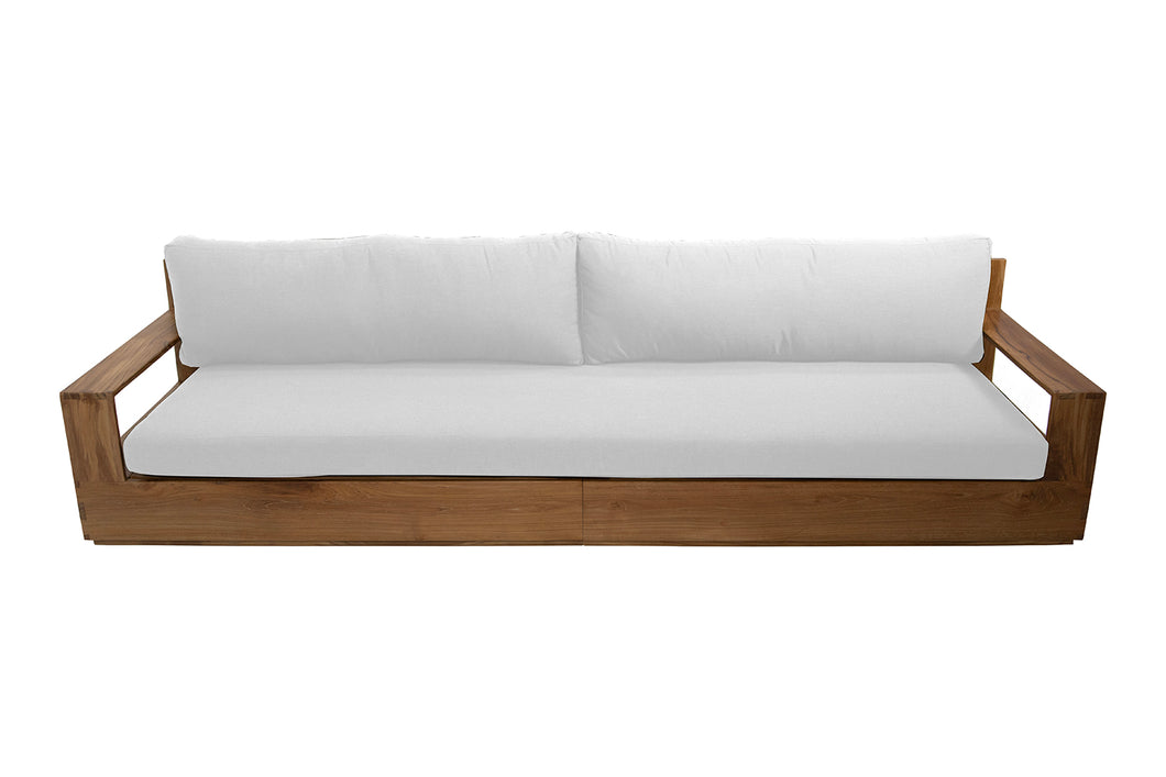 Pacific Teak Outdoor Sofa. Sunbrella Cushion