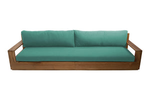 Pacific Teak Outdoor Sofa. Sunbrella Cushion