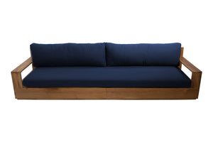 Pacific Teak Outdoor Sofa. Sunbrella Cushion