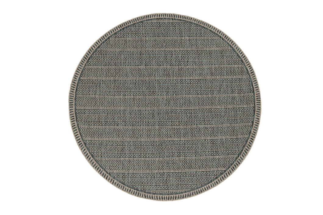 KAS Provo Horizon Round Indoor/Outdoor Rug