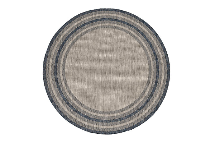 KAS Provo Cape Cod Round Indoor/Outdoor Rug