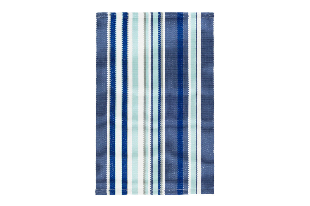 Annie Selke Skyler Stripe Handwoven Indoor/Outdoor Rug