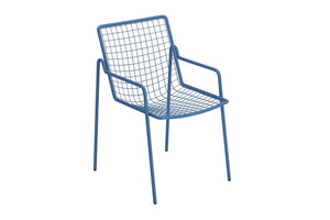 EMU Rio Stackable Steel Mesh Dining Arm Chair Set