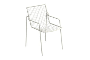 EMU Rio Stackable Steel Mesh Dining Arm Chair Set