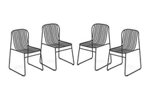 EMU Riviera Outdoor Stackable Steel Side Chair Set