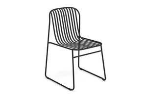 EMU Riviera Outdoor Stackable Steel Side Chair Set