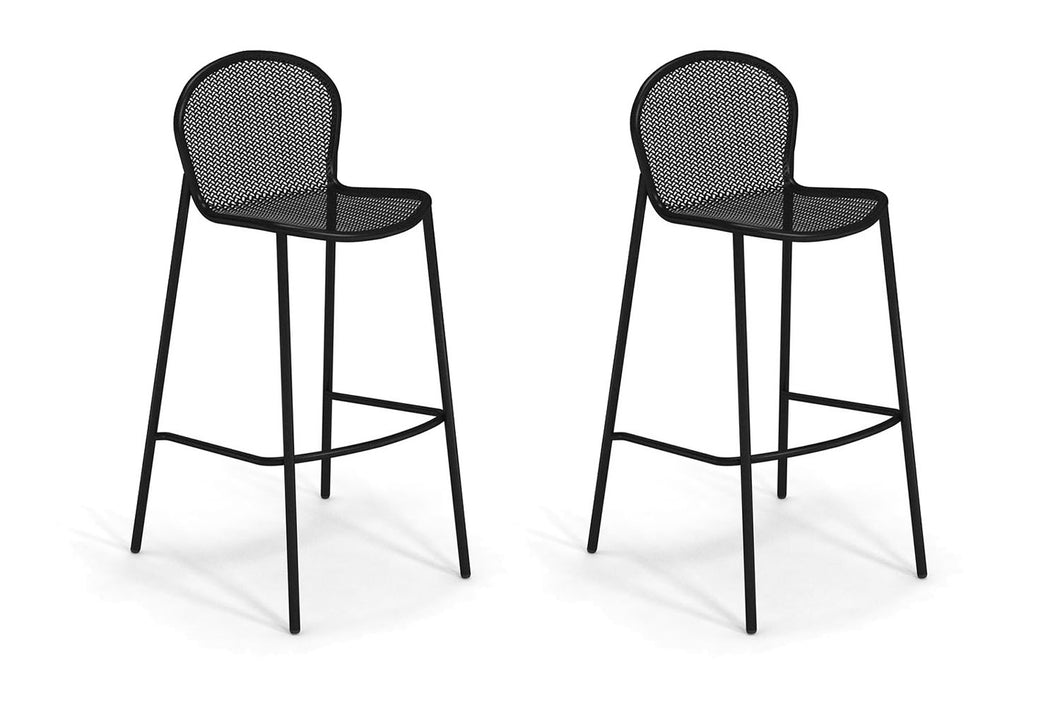 Set of 2 EMU Ronda 2.0 Outdoor Stackable Barstool