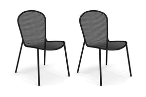 EMU Ronda 2.0 Outdoor Stackable Side Chair Set