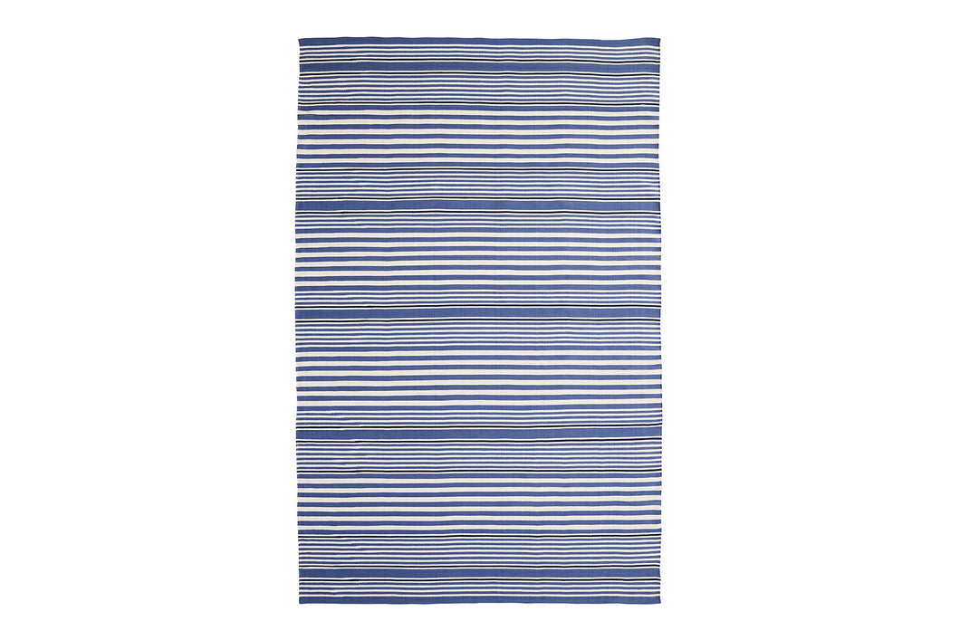 Annie Selke Rugby Stripe Handwoven Indoor/Outdoor Rug