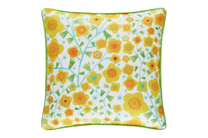 Silly Sunflowers 20"x20" Indoor/Outdoor Decorative Pillow
