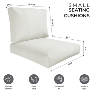 Universal Small Deep Seating Outdoor Furniture Cushions