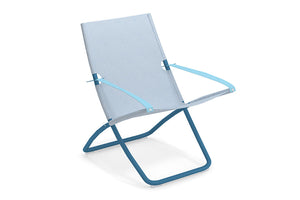 Set of 2 EMU Snooze Outdoor Textilene Folding Lounge Chair