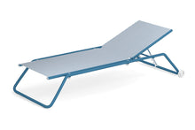 Set of 2 EMU Snooze Outdoor Textilene Chaise Lounger w/ Wheels