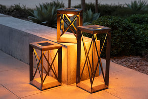 Les Jardins Soho Outdoor Solar LED Lantern