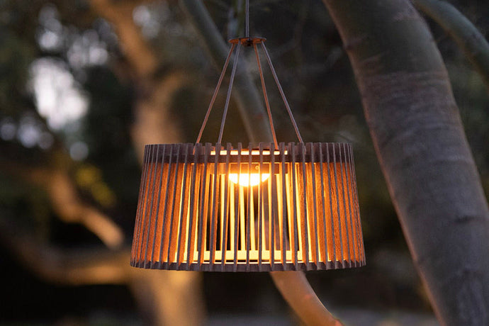 Les Jardins Muse Outdoor Solar LED Hanging Light