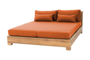 Huntington Teak Outdoor Daybed. Sunbrella Cushion.