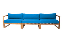 Venice Teak Outdoor Deluxe Sofa. Sunbrella Cushion