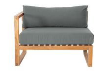 Venice Teak Outdoor Left Arm Chair. Sunbrella Cushion