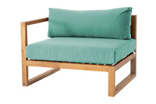 Venice Teak Outdoor Left Arm Chair. Sunbrella Cushion