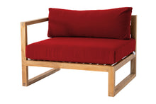 Venice Teak Outdoor Left Arm Chair. Sunbrella Cushion