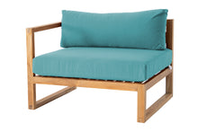 Venice Teak Outdoor Left Arm Chair. Sunbrella Cushion