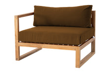 Venice Teak Outdoor Left Arm Chair. Sunbrella Cushion